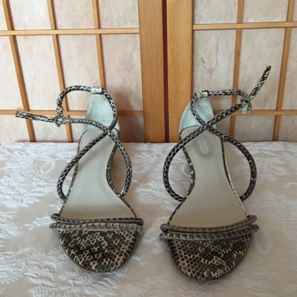 Elie Tahari Snakeskin Sandals